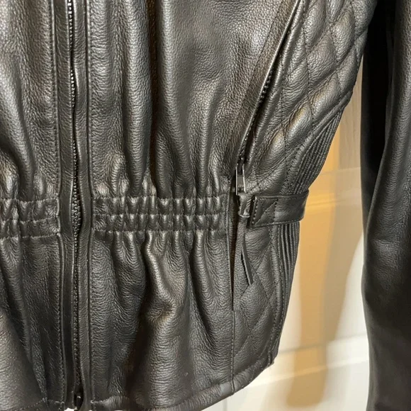 Vintage Harley Davidson Leather Motorcycle Jacket